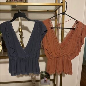 Abercrombie blouse bundle